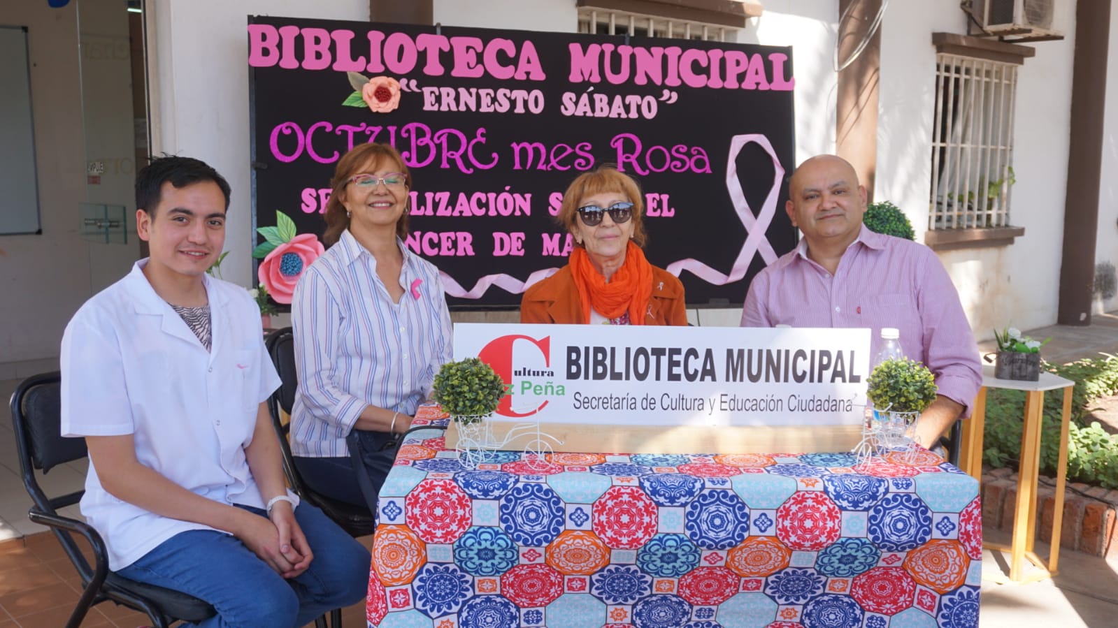 En este momento estás viendo Cultura, Lalcec y la Biblioteca Municipal invitan a una charla por el Octubre Rosa